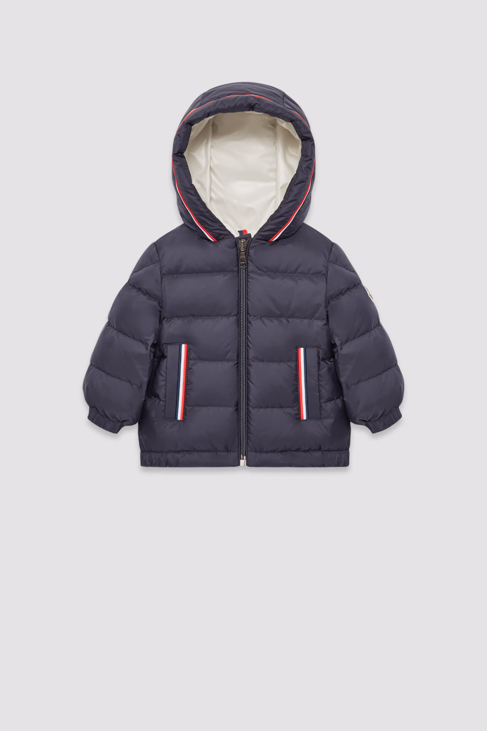 Merary Hooded Down Jacket Boy Royal Blue Moncler